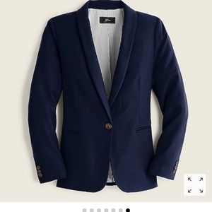 NWT J.Crew navy blue wool blazer size 0